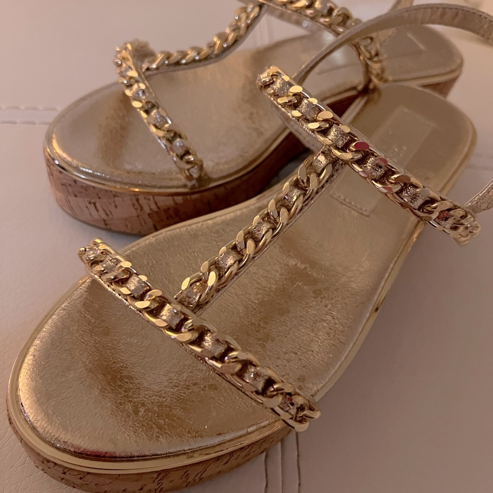 ASOS Design Gold chain Sandal